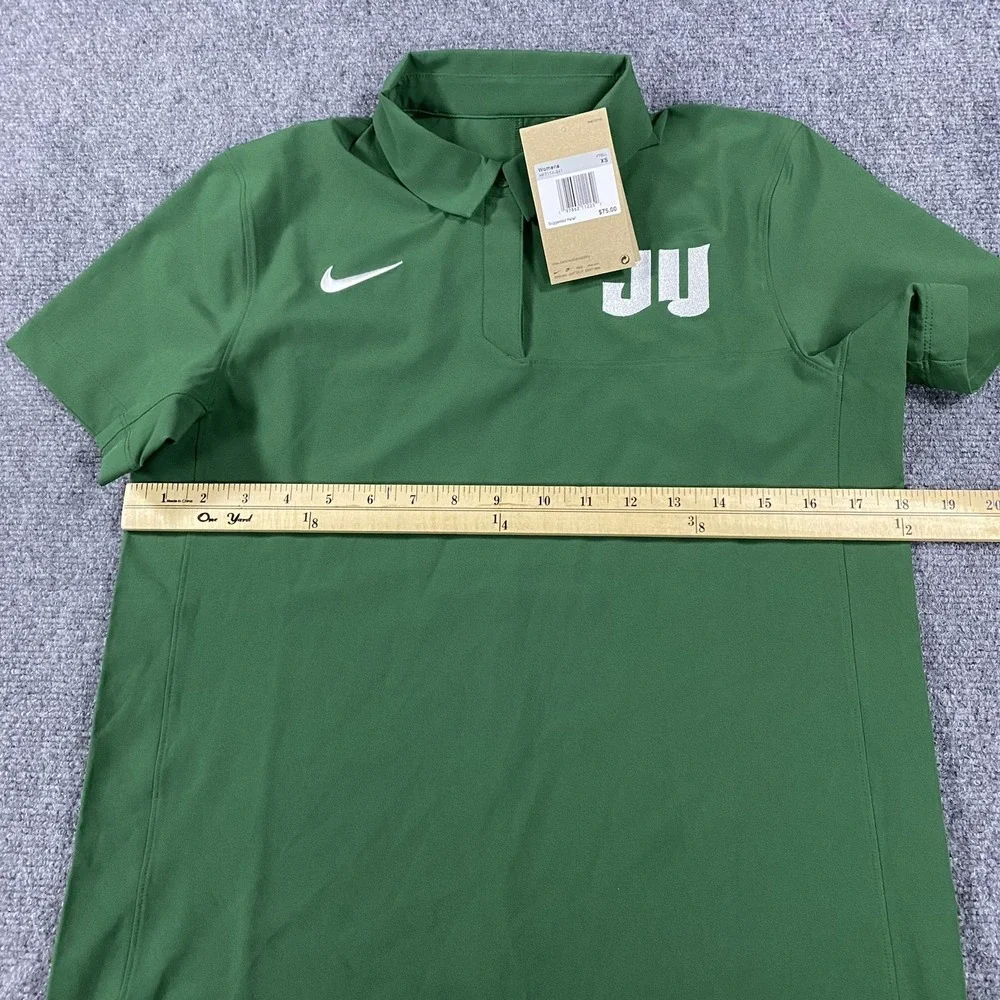 Nike Jacksonville University Polo Womens XS Green JU Dolphins Performance NEW